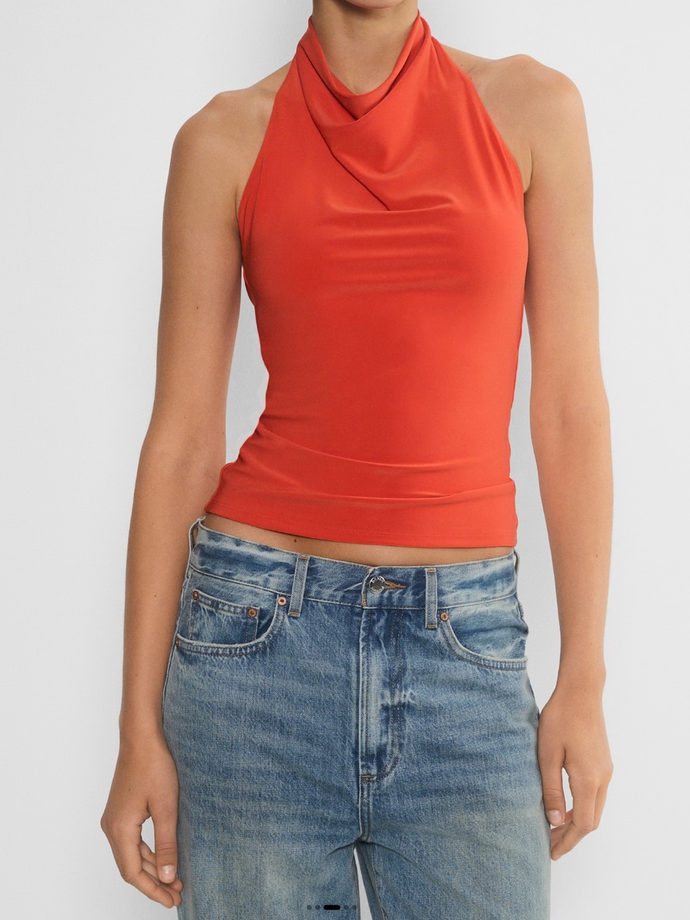 Smooth Matter™ Tower Top in Poppy Red